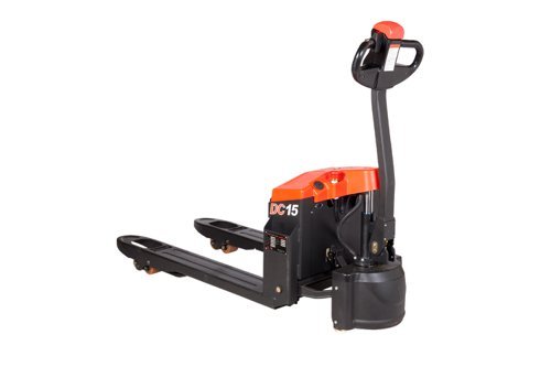 Vulcan Fully Powered Pallet Truck; Fork Length mm: 1150; Width Over Forks mm: 540; 1500kg; Steel; Black/Orange - FPPT10