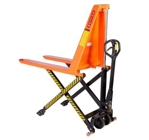 Vulcan High Lift Pallet Truck; Fork Length mm: 1170; Width Over Forks mm: 540; 1000kg; Steel; Orange - HLPT1755