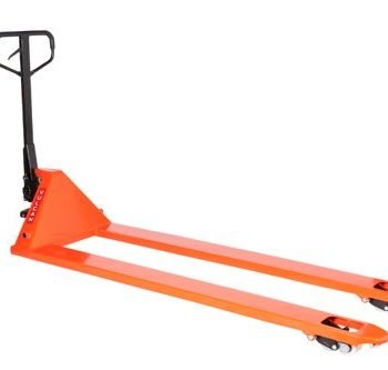 Vulcan Long Fork Pallet Truck; Fork Length mm: 1500; Width Over Forks mm: 540; 2000kg; Steel; Orange - GN1554