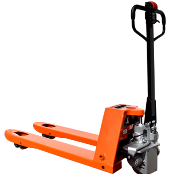 Vulcan Semi Powered Pallet Truck; Fork Length mm: 1150; Width Over Forks mm: 540; 1800kg; Steel; Orange - SPPT40