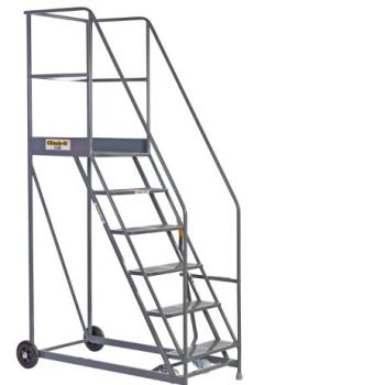 Warehouse Steps - 600mm Platform - 3 Tread - Grey - AHWS03GY