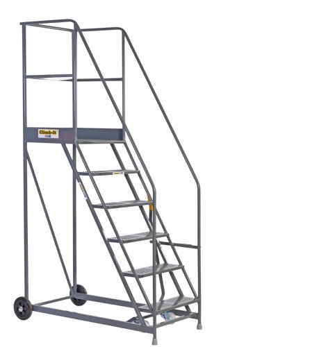 Warehouse Steps - 600mm Platform - 3 Tread - Grey - AHWS03GY
