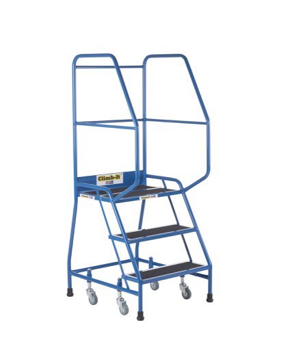 Weigh Reactive Steps - 3 Tread - Anti Slip - Blue - AAW83