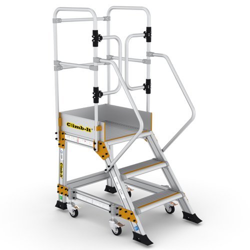 Weight Reactive Safety Steps - 3 Tread - CAR603