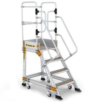 Weight Reactive Safety Steps - 4 Tread - CAR604