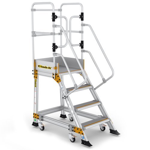 Weight Reactive Safety Steps - 4 Tread - CAR604
