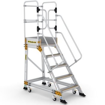 Weight Reactive Safety Steps - 5 Tread - CAR605
