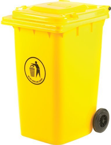 Wheelie Bin; 240L; 100% Virgin Polyethylene; Yellow - LWB240Y_Yellow