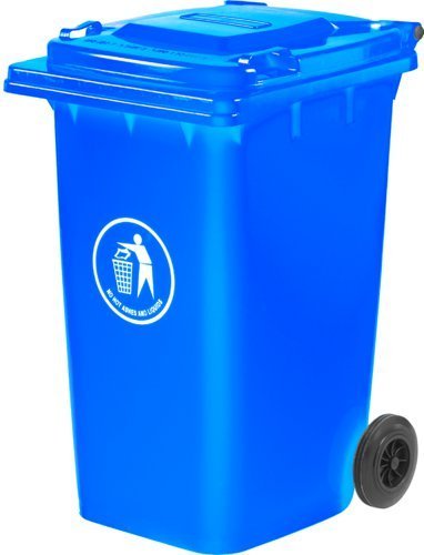 Wheelie Bin; 240L; 30% Recycled Polyethylene; Blue - LWB240Y_Blue