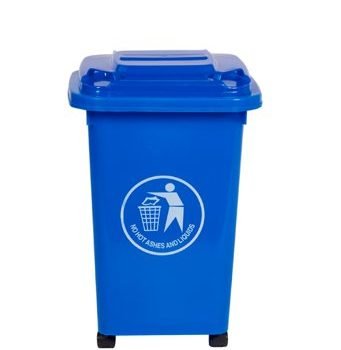 Wheelie Bin; 30L; 30% Recycled Polyethylene; Blue - LWB30Y_Blue