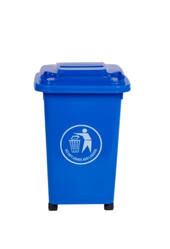 Wheelie Bin; 30L; 30% Recycled Polyethylene; Blue - LWB30Y_Blue