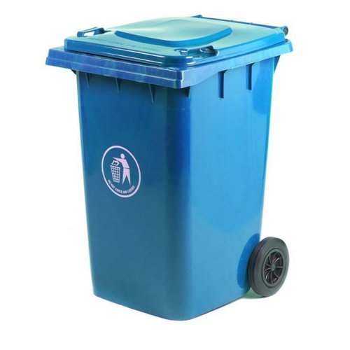 Wheelie Bin; 360L; 30% Recycled Polyethylene; Blue - LWB360Y_Blue