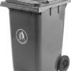 Wheelie Bin; 360L; 30% Recycled Polyethylene; Dark Grey - LWB360Y_DGrey