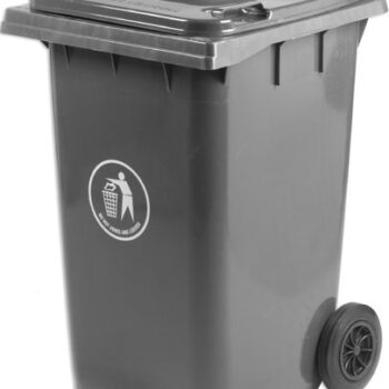 Wheelie Bin; 360L; 30% Recycled Polyethylene; Dark Grey - LWB360Y_DGrey