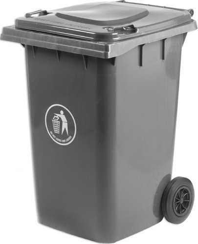 Wheelie Bin; 360L; 30% Recycled Polyethylene; Dark Grey - LWB360Y_DGrey