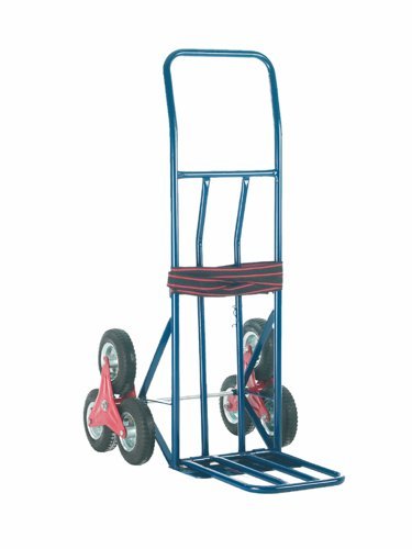 Wide Stairclimber; 3 Star Wheels; Steel; 50/150kg; Blue - GI360Y