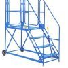 Work Platform - Easy Slope - 1200mm Platform - 3 Tread - Blue - AHWPE1203BL