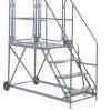 Work Platform - Easy Slope - 1200mm Platform - 3 Tread - Grey - AHWPE1203GY