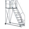 Work Platform - Stand. Incline - 1200mm Platform - 3 Tread - Grey - AHWPS1203GY