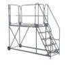 Work Platform - Stand. Incline - 1800mm Platform - 3 Tread - Grey - AHWPS1803GY
