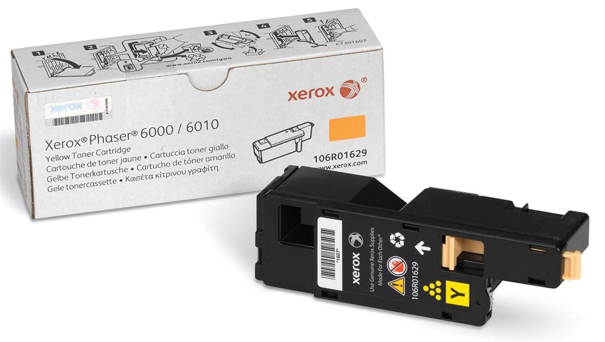 Xerox Laser Toner Cartridge Yellow 106R01629