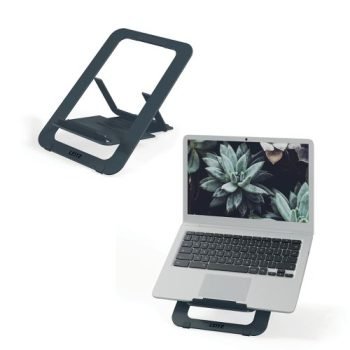 Leitz Ergo Aluminium Ultra Flat Laptop Stand 63460089 - Each