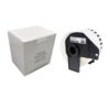 Compatible DK-22205 Black on White Paper Label Roll 62mmx30.48m DK22205 - Fusion Office UK