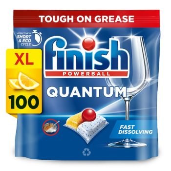 Finish Quantum Professional All-In-One Dishwasher Tablets Pack 100 - Fusion Office UK