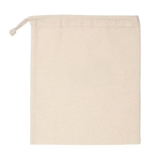 Natural Cotton Medium Drawstring Bags 5oz - Printed Promotional