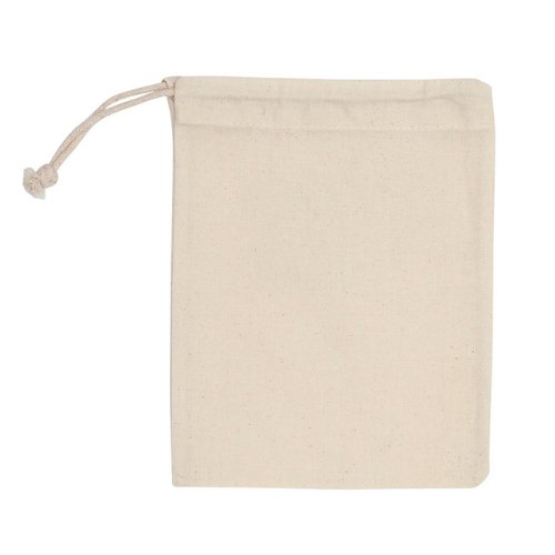 Natural Cotton Small Drawstring Bags 5oz - Printed Promotional