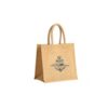 Natural Jute Bags with lining 300x300mm - Printed Promotional