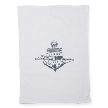 White Cotton Tea Towels 8oz - Printed Promotional