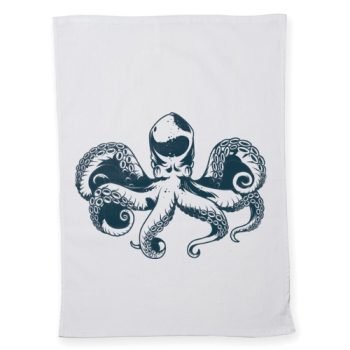 White Cotton Tea Towels Large Print Area - Printed Promotional