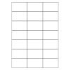 A4 Square Cut White Labels 21 per Page - 100 Sheets - Fusion Office UK