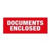 Documents Enclosed Printed Parcel Labels 89mmx32mm Roll - 1000 Labels