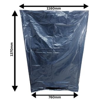 Wheelie Bin Liner Sacks Black Medium Duty – Pack 100 - Fusion Office UK