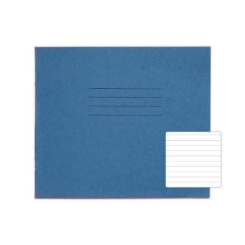 Exercise Books 138x165mm 8mm feints Light Blue 24 Page - Pack 100