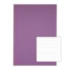Exercise Books A4+ 8mm feints Purple 40 Page (13x9) - Pack 100