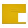 Exercise Books 165x200mm Blank Yellow 40 Pages (6.5x8) - Pack 100