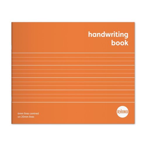 Rhino 165x200mm Handwriting Books Wide Ruled 32 Page (6.5x8mm) REXB2-0 - Pack 25