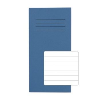 Exercise Books 200x100mm 12mm feints Light Blue 32 Page (8x4) - Pack 100