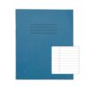 Exercise Books 200x165mm 8mm feints and margin Light Blue 32 Page (8x6.5) - Pack 100