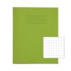 Exercise Books 200x165mm 10mm squares Light Green 32 Page (8x6.5) - Pack 100
