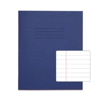 Exercise Books 200x165mm 12mm feints Dark Blue 48 Page (8x6.5) - Pack 100