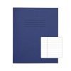 Exercise Books 200x165mm 8mm feints and margin Dark Blue 48 Page (8x6.5) - Pack 100