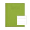 Exercise Books 200x165mm 15mm feints Light Green 48 Page (8x6.5) - Pack 100
