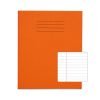 Exercise Books 200x165mm 8mm feints and margin Orange 48 Page (8x6.5) - Pack 100