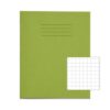 Exercise Books 200x165mm 10mm squares Light Green 80 Page (8x6.5) - Pack 100