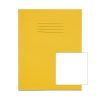 Exercise Books 226x178mm Blank Yellow 80 Page (9x7) - Pack 100