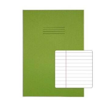 Exercise Books A4+ 8mm feints and margin